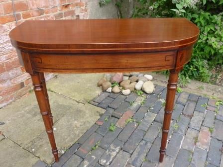 Antique Georgian Mahogany Card Table