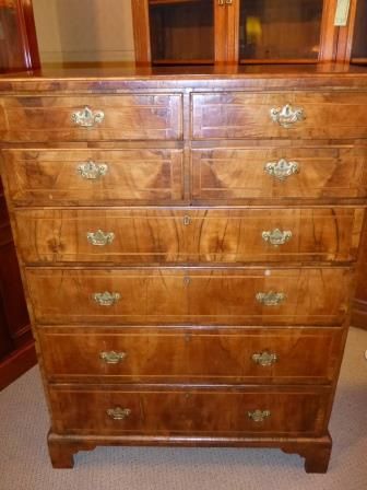 Antique Georgian Walnut Chest of Drawers