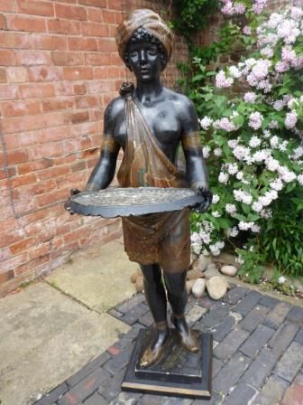 Antique Blackamoor Figure Carved Wood