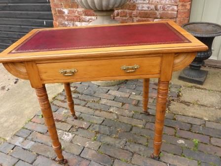 Antique Victorian Library Table