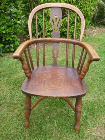 Antique Victorian Childs Windsor Chair