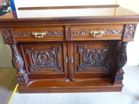 Antique Victorian Mahogany Sideboard