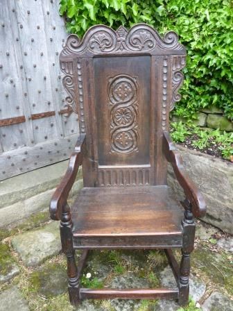 Antique 17th Century Wainscot Chair