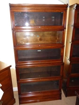 Antique Globe Wernicke Stacking Bookcase