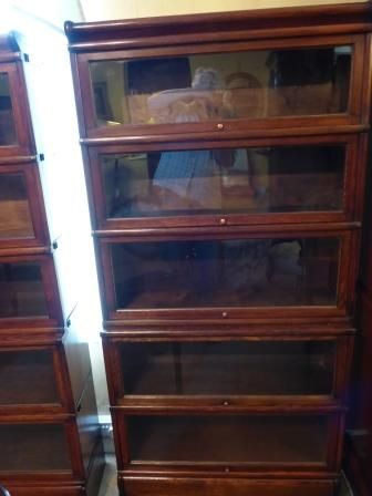 Antique Globe Wernicke Stacking Bookcase 5 High