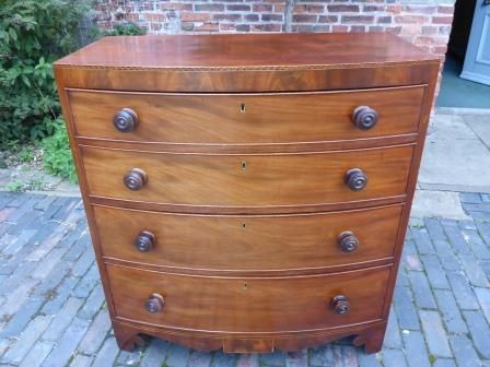 Antique Georgian Mahogany Chest of Drawers
