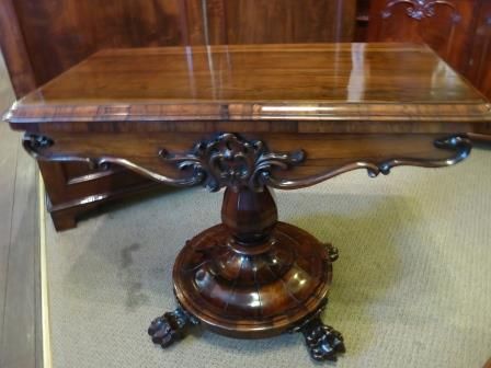 Antique William IV Card Table in Rosewood