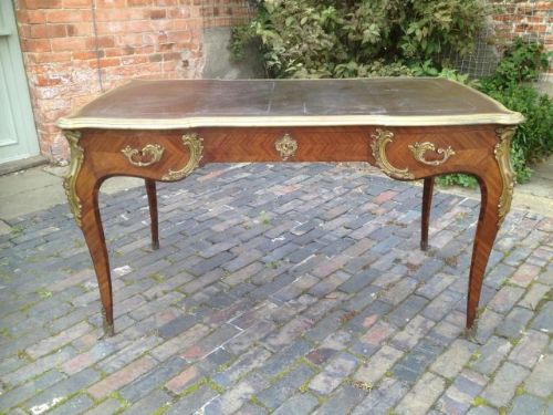 Antique French Kingwood Bureau Plat