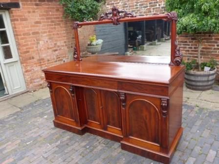 Antique Victorian Mahogany Chiffonier Sideboard