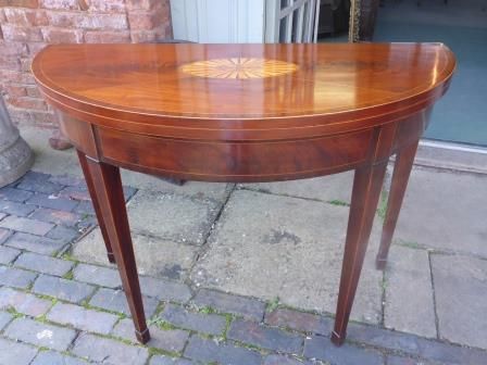 Antique Georgian Mahogany Card Table C 1770