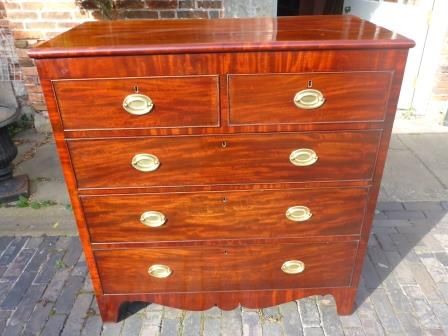 Antique Victorian Mahogany Chest of Drawers
