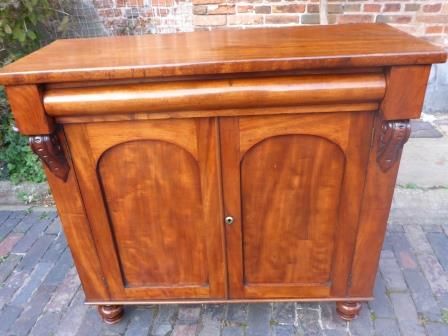 Antique Victorian Mahogany Side Cabinet