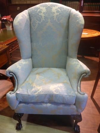 Antique Victorian Wing Armchair