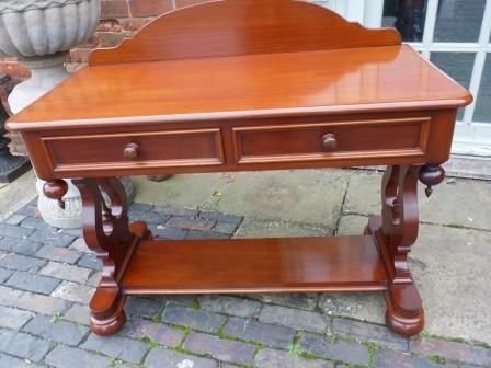 Antique Victorian Mahogany Side/hall Table Washstand
