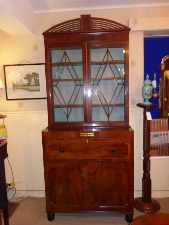 Antique Georgian Secretaire Bookcase
