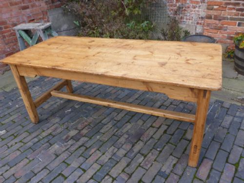 Antique Pine Farmhouse Table