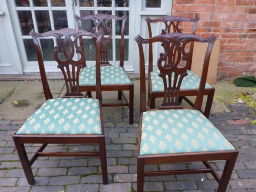 Antique Victorian Dining Chairs Set of 4