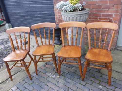 Antique Farmhouse Kitchen Dining Chairs