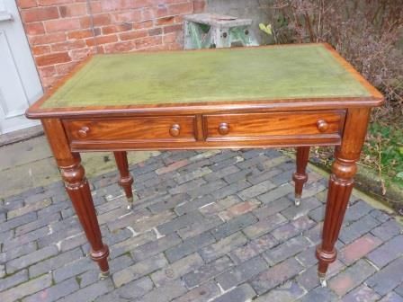 Victorian Mahogany Library Table/desk Quality