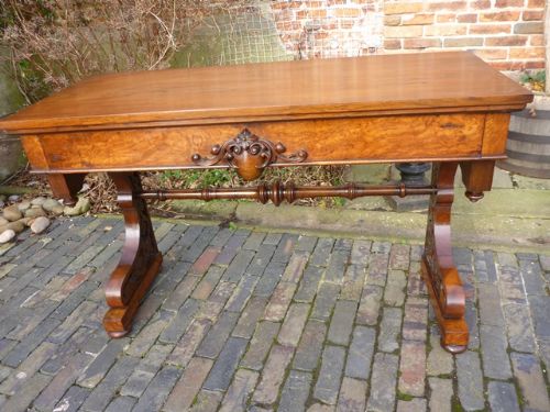 Victorian Pollard Oak Serving Table