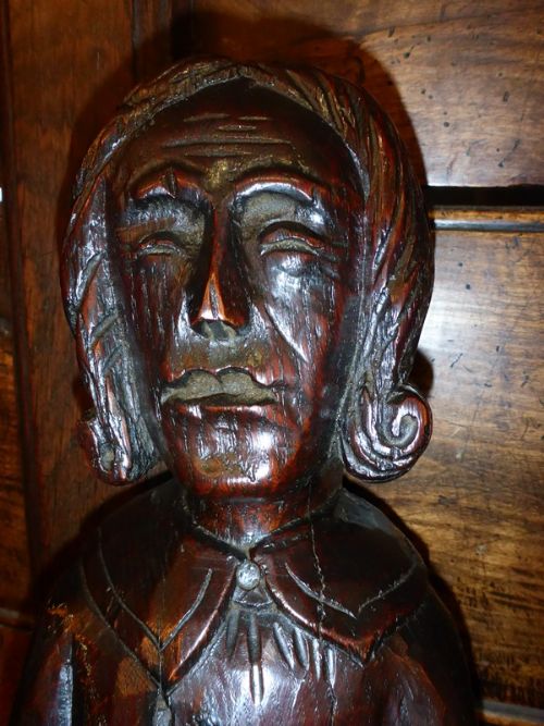 Early Figural Carving in Oak C 1640