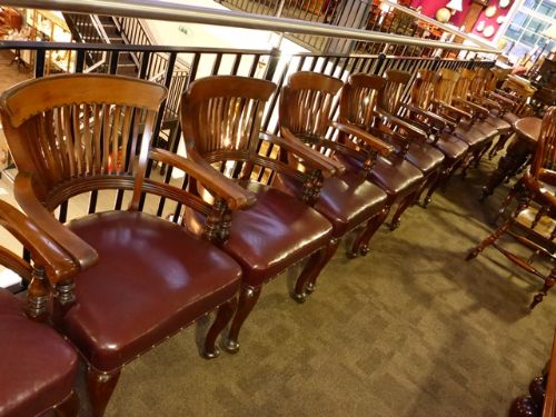 Superb and Rare Set of 14 Armchairs Victorian