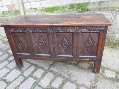 17th Century Oak Blanket Box/coffer