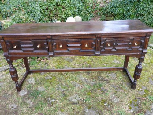Period Dresser in Oak Good Colour and Patina