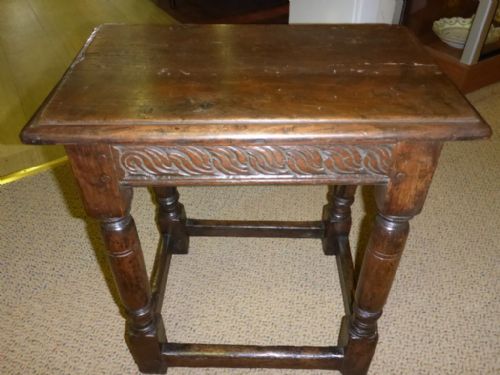 17th Century Joint Stool Oak
