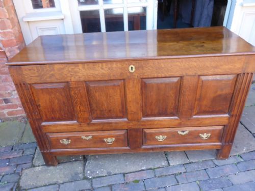 Georgian Oak Dower Chest C 1750
