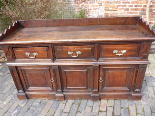 Early 18th Century Oak Dresser Good Colour