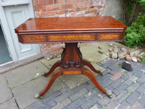 Antique Georgian Mahogany Tea Table Quality Item