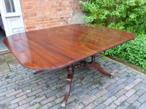 Rare Georgian Cumberland Dining Table Mahogany