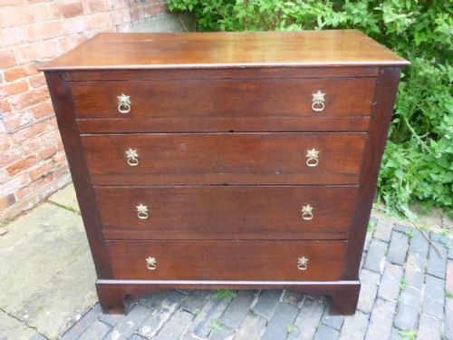 Antique Oak Chest of Drawers Good Colour