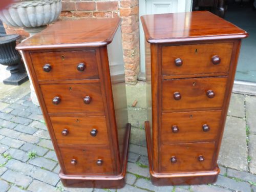 Pair of Victorian Bedside Chests
