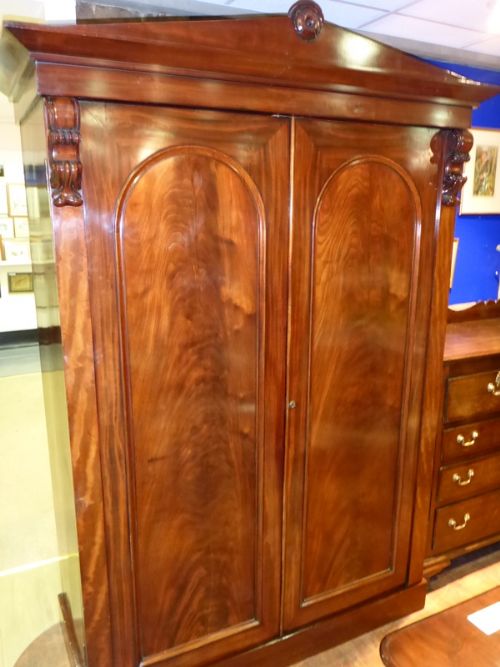 Victorian Mahogany 2 Door Wardrobe