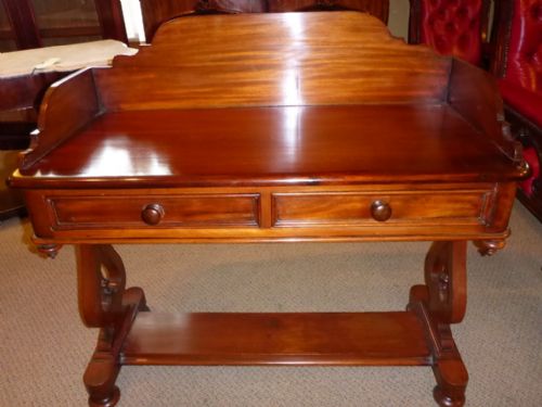 Victorian Mahogany Hall Table/washstand