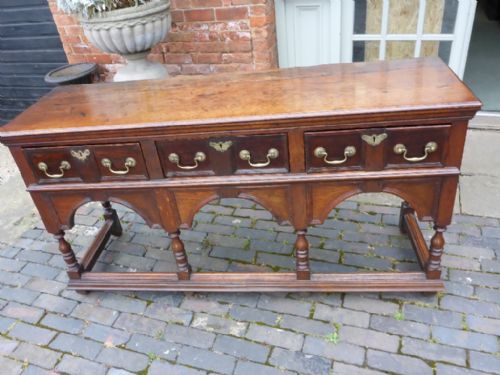 William and Mary Period Oak Dresser