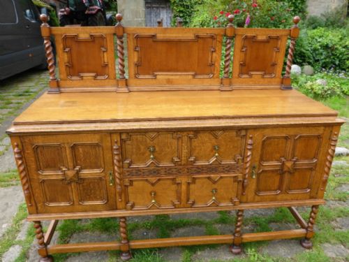 Impressive Golden Oak Sideboard