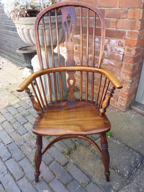Antique Windsor Armchair by "Fred Walker" Rockley