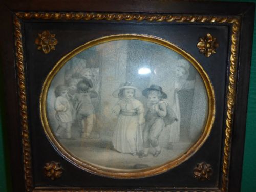 Pair of Early Victorian Prints Children