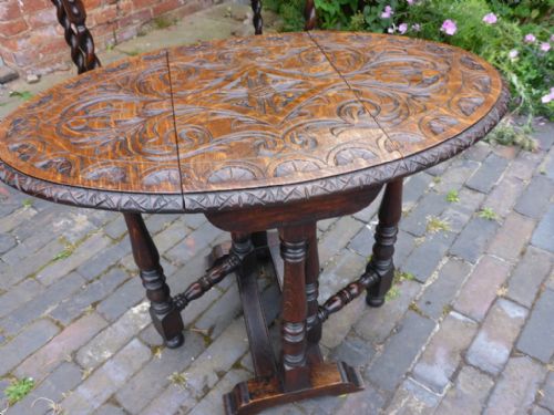 Oak Gate Leg Small/coffee Table