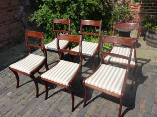 Regency Period Dining Chairs Set of 6