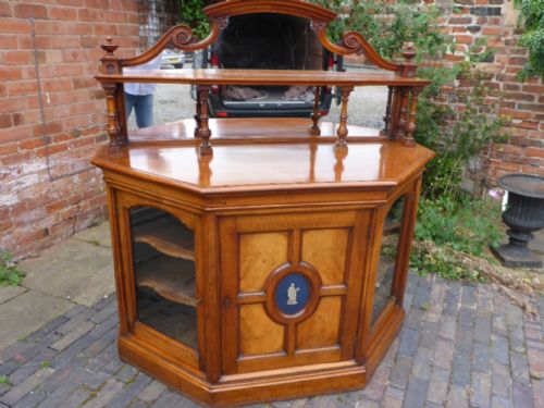 Attractive Victorian Walnut Chiffonier Sideboard