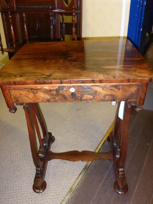 Regency Period Sewing Table in Rosewood