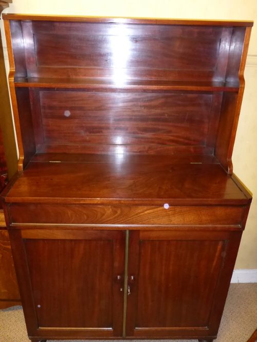 Victorian Chiffonier with Open Bookcase