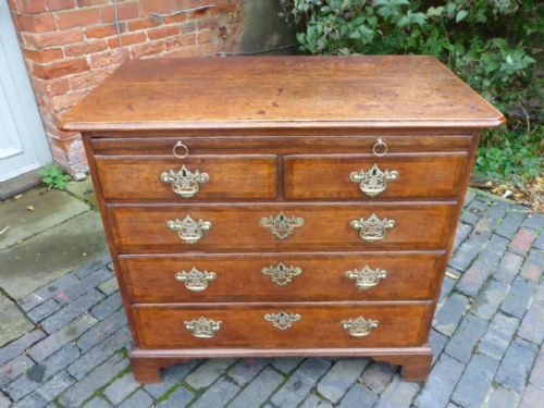 George III Chest of Drawers with Brushing Slide