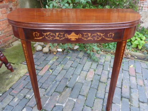 Antique Georgian Sheraton Period Tea Table
