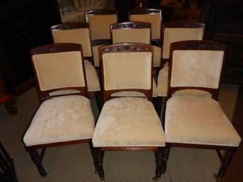 Set of 8 Victorian Dining Chairs