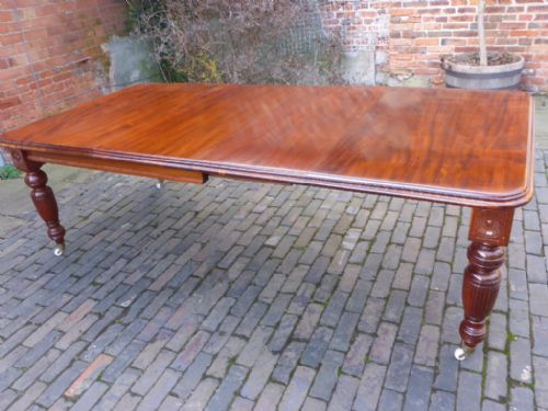 Antique Victorian Extending Dining Table in Mahogany
